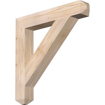 Ekena Millwork Traditional Craftsman Smooth Bracket, Douglas Fir, 3 1/2"W x 24"D x 24"H BKT04X24X24TRA04SDF